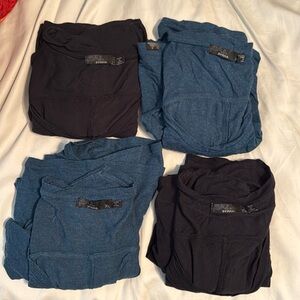Four Prana v-neck tees in XL